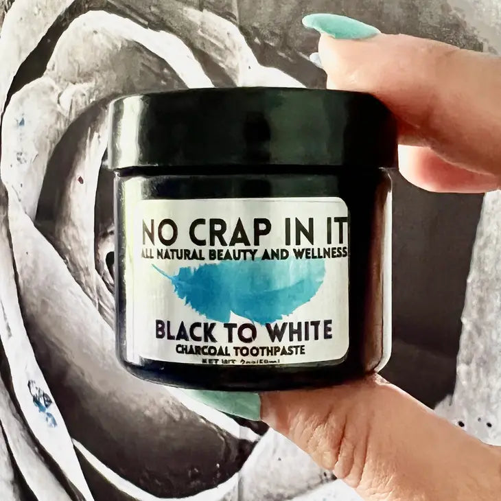 No Crap In It - Black To White Charcoal Toothpaste