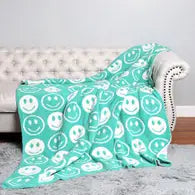 Happy Face Luxury Soft Throw Blanket