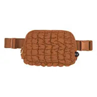 C.C. Quilted Puffer Fanny Pack Belt Bag