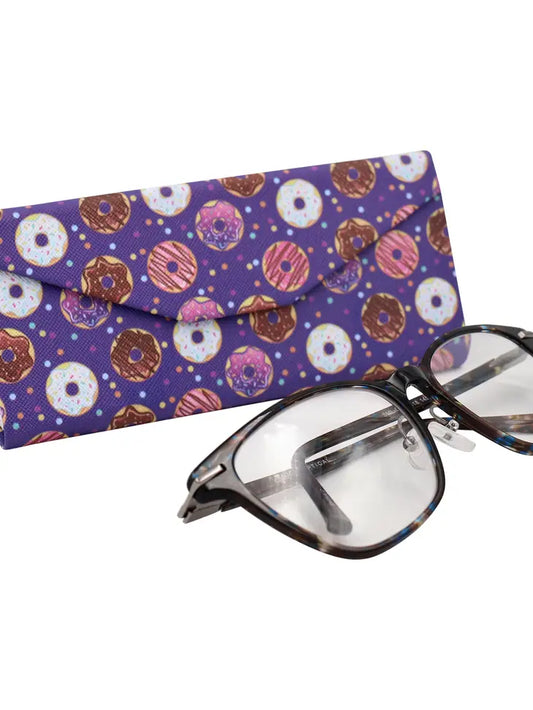 Glasses Case (Vegan Leather) - Donuts