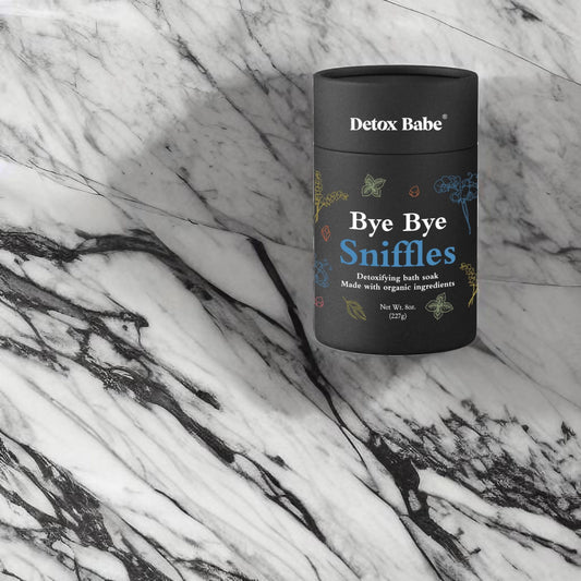 Detox Babe - Bye Bye Sniffles Detox Organic Bath Salt Soak (8 oz)