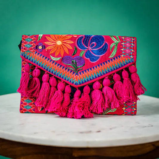 Lucia's Imports Tassle Fiesta Clutch- click to see options