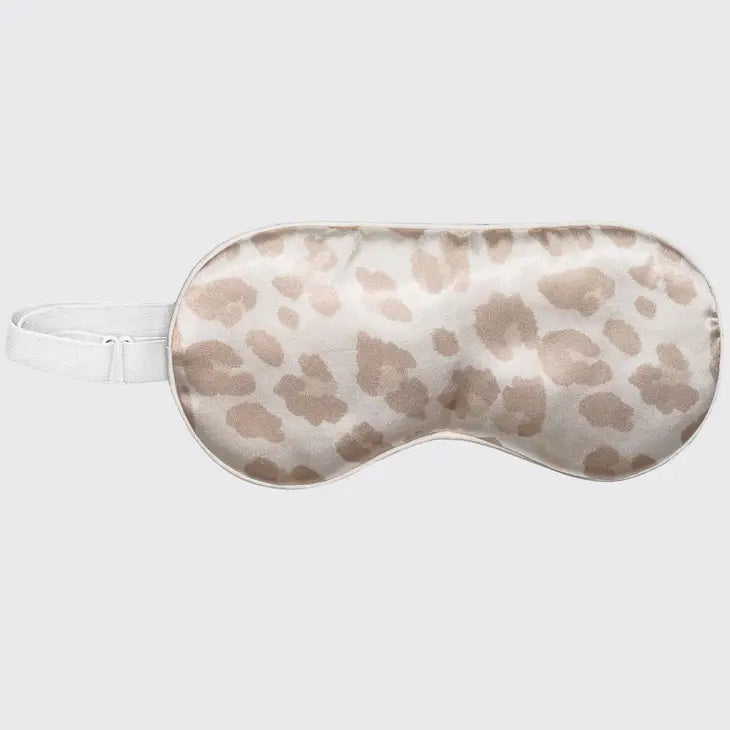 Kitsch - Satin Sleep Eye Mask in Leopard