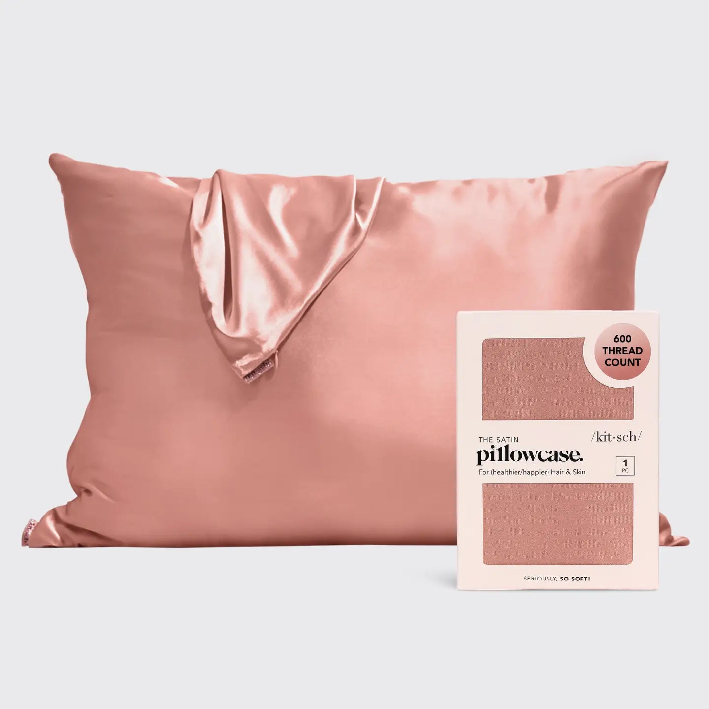 Kitsch Satin Pillow Case- click for colors