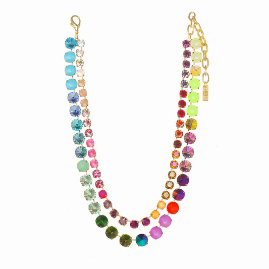 TOVA Gweneth Necklace in Rainbow Ombre