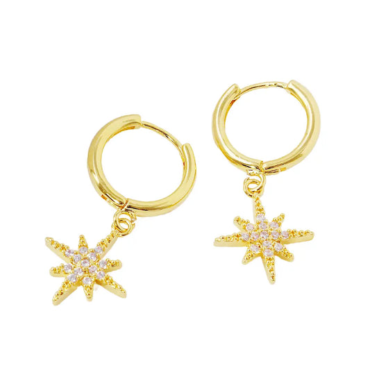 Starlit Hoop Earrings- Click to see options