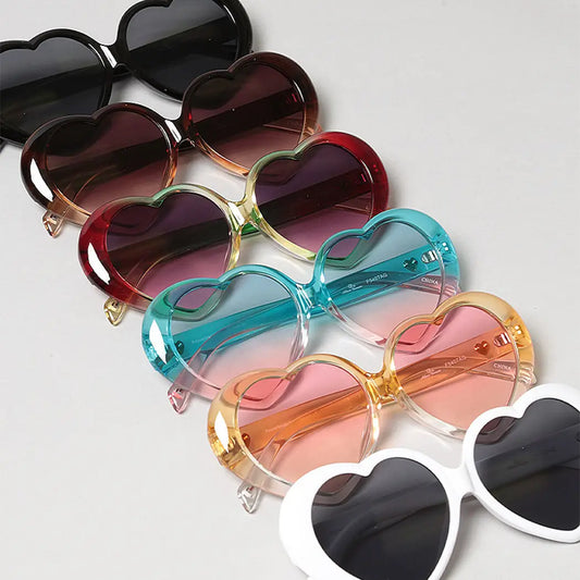 Lovely Heart Shaped Frame Sunglasses- Click to see options