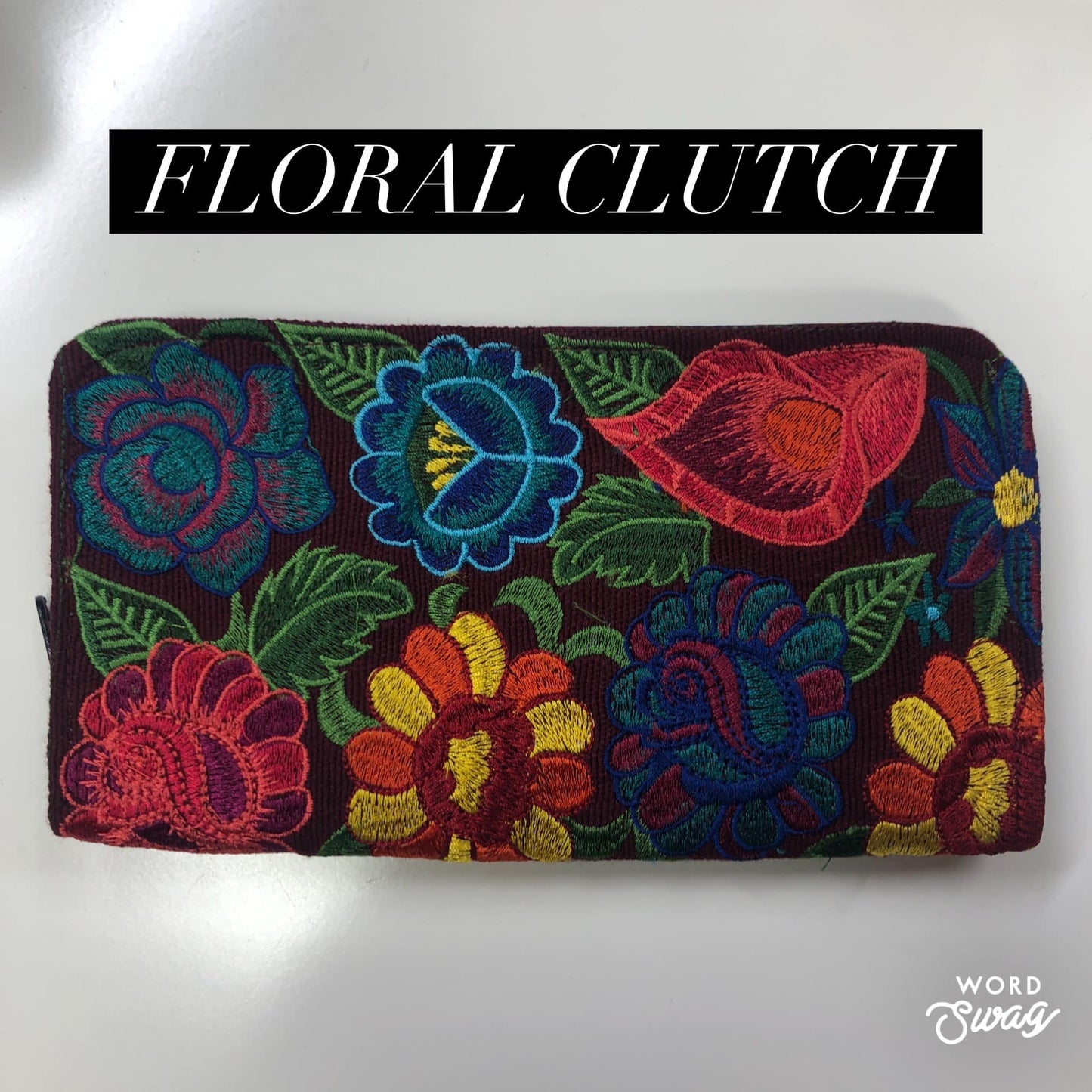 Lucia's Imports Floral Clutch- click to see options