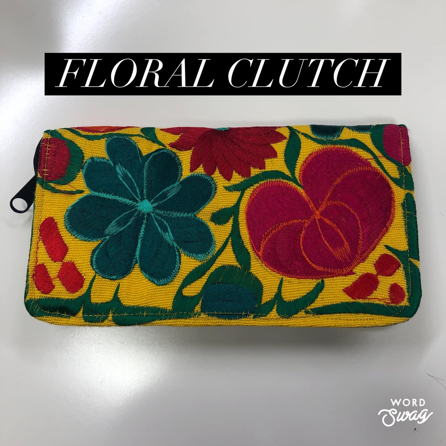 Lucia's Imports Floral Clutch- click to see options