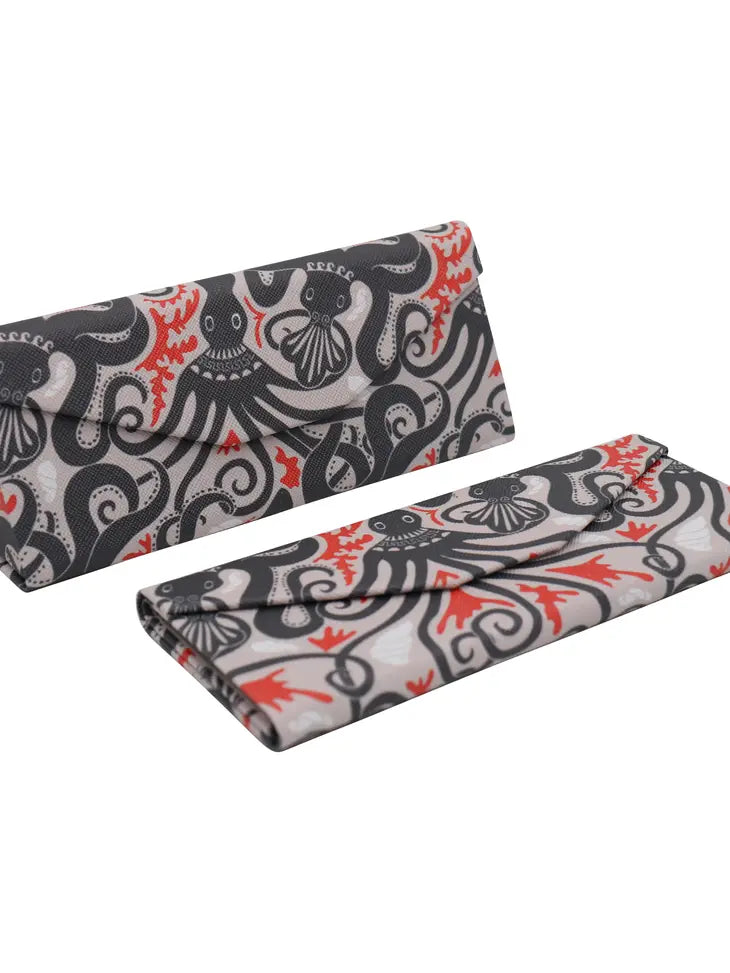 Glasses Case (Vegan Leather) - Octopus