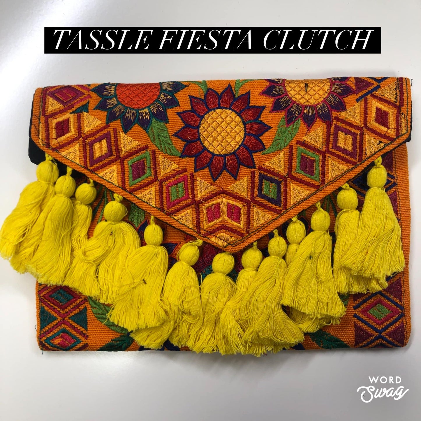 Lucia's Imports Tassle Fiesta Clutch- click to see options