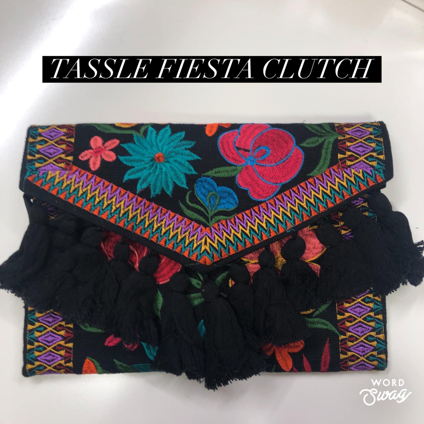 Lucia's Imports Tassle Fiesta Clutch- click to see options